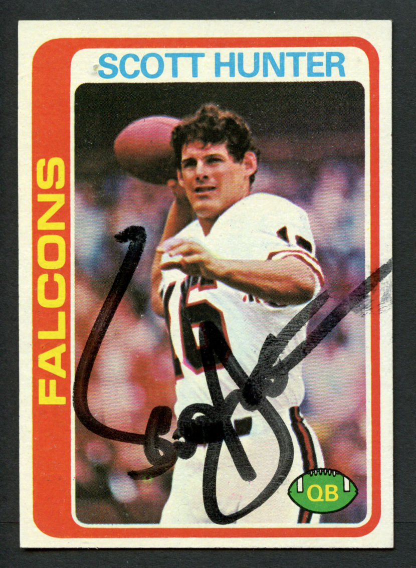 Scott Hunter #36 signed autograph auto 1978 Toops Football Trading Card