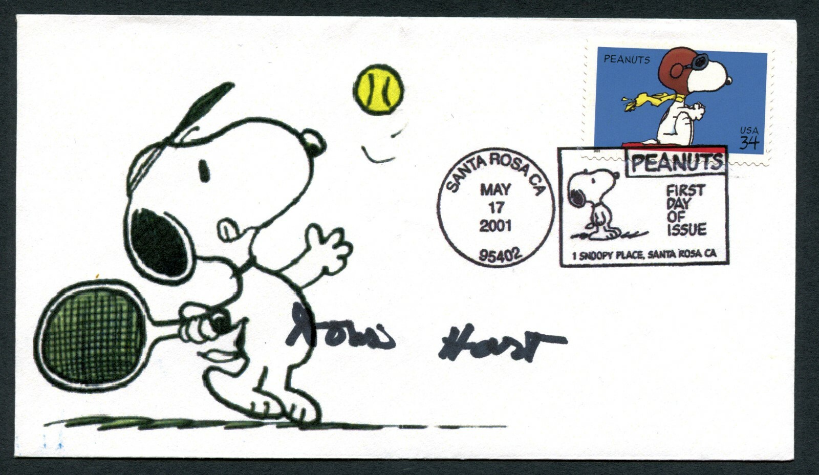 Doris Hart (d. 2015) signed autograph auto First Day Cover Tennis Champion PC005