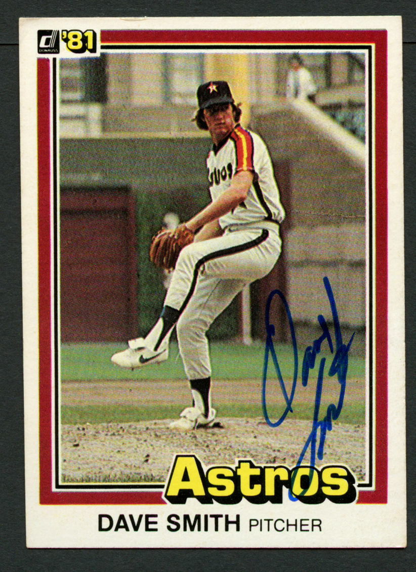 Dave Smith #23 signed autograph auto 1981 Donruss Baseball Trading Card