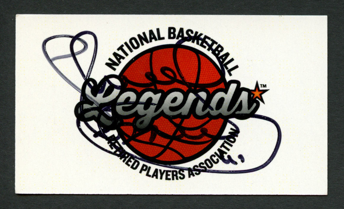 Thurl Bailey signed autograph Retired Players Association Business Card BC110