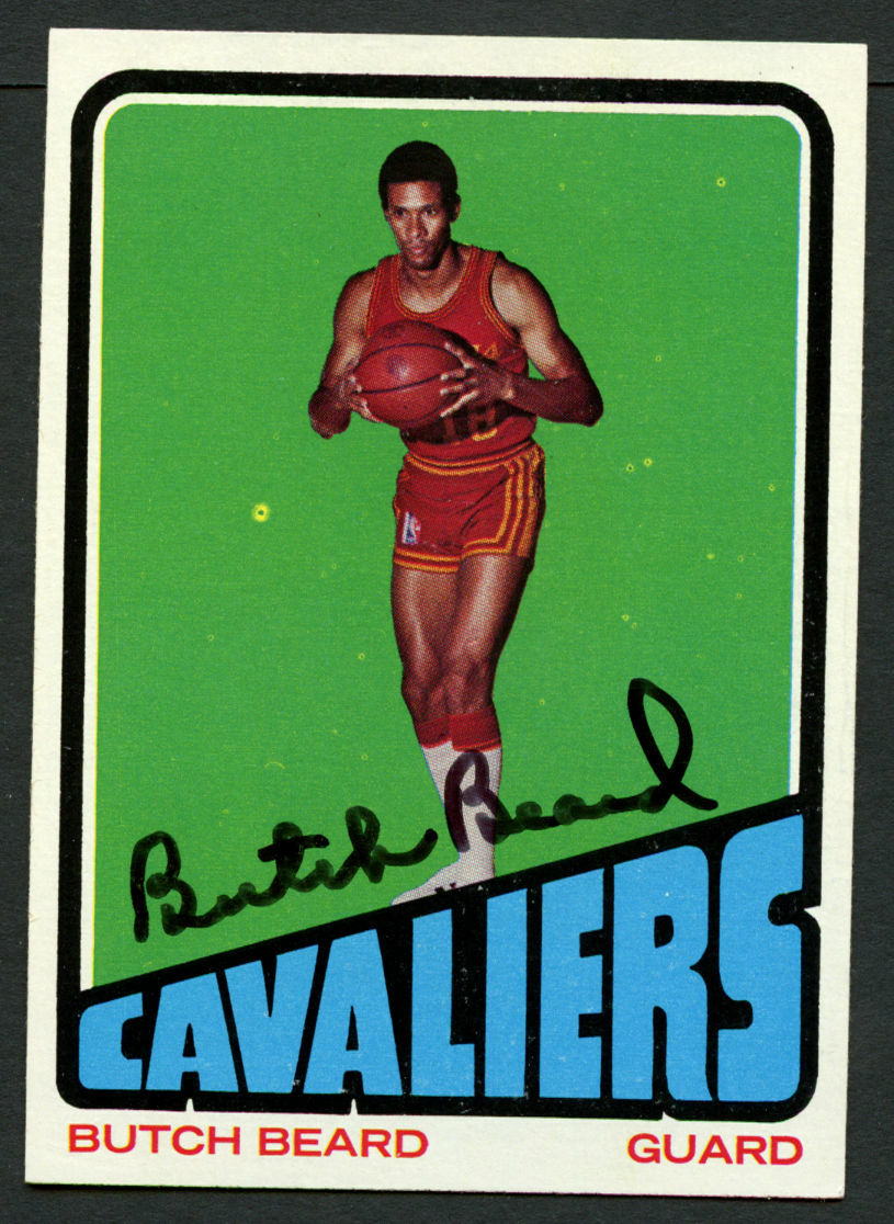 Butch Beard #142 signed autograph auto 1972-73 Topps Basketball Trading Card