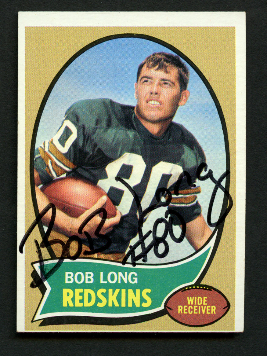 Bob Long #53 signed autograph auto 1970 Topps Football Trading Card