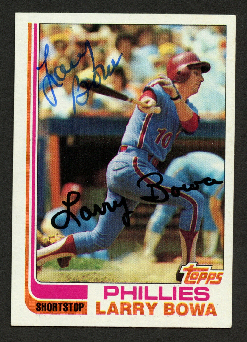 Larry Bowa #515 signed autograph auto 1982 Topps Baseball Trading Card