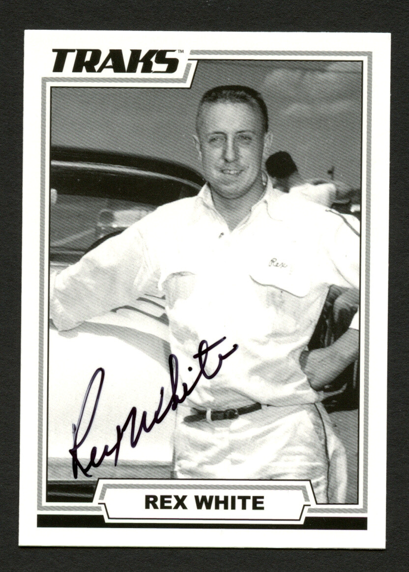 Rex White #88 signed autograph auto 2006 TRAKS NASCAR Trading Card