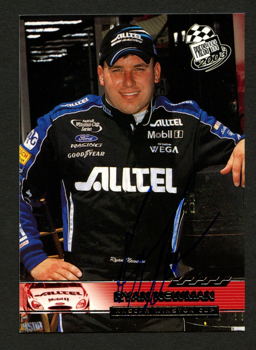 Ryan Newman #23 signed autograph auto 2003 Press Pass NASCAR Trading Card