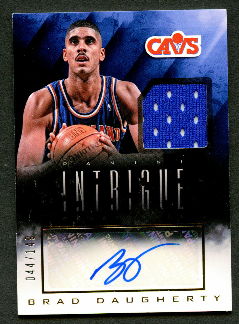Brad Daugherty #26 signed autograph auto 2013-14 Panini Intrigue Card 44/149