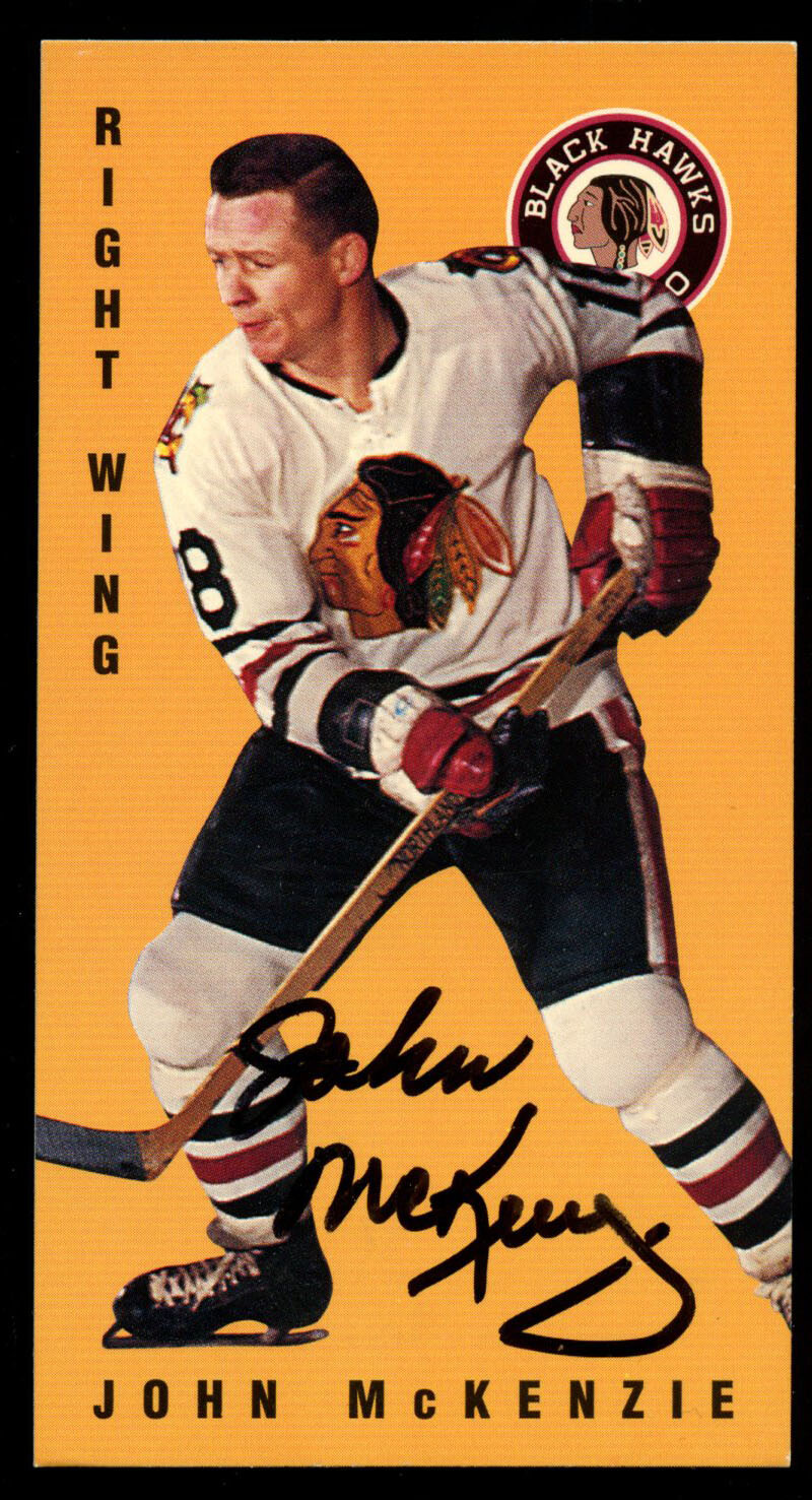John McKenzie #36 signed autograph auto 1994 Parkhurst Tall Boy Hockey Card