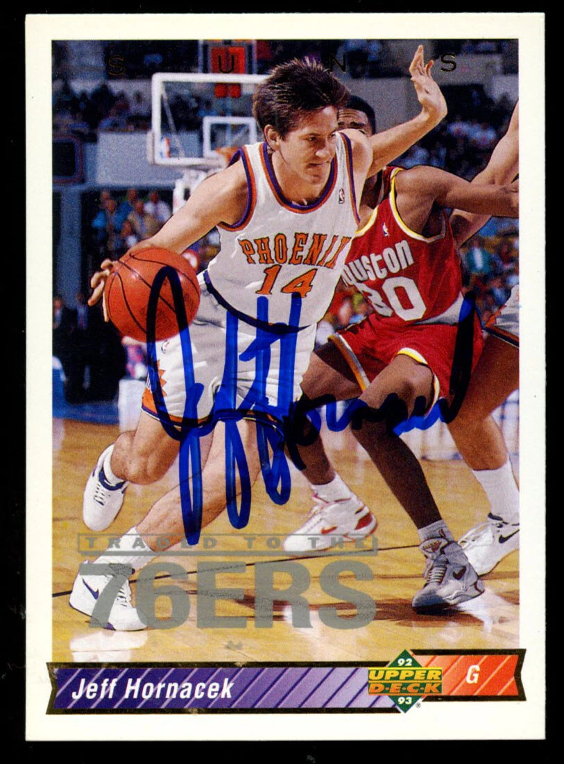 Jeff Hornacek #22 signed autograph auto 1992-93 Upper Deck Basketball Card