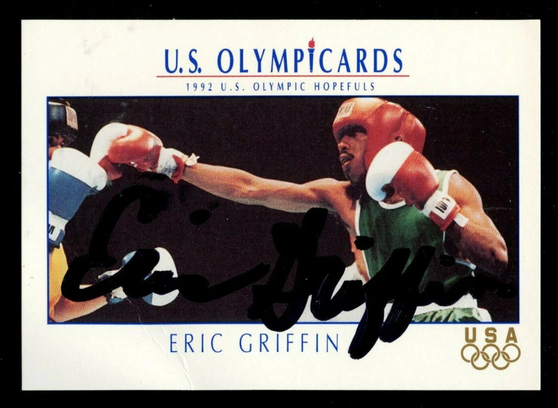 Eric Griffin #25 signed autograph auto 1992 Impel U.S. Olympic Hopefuls Card