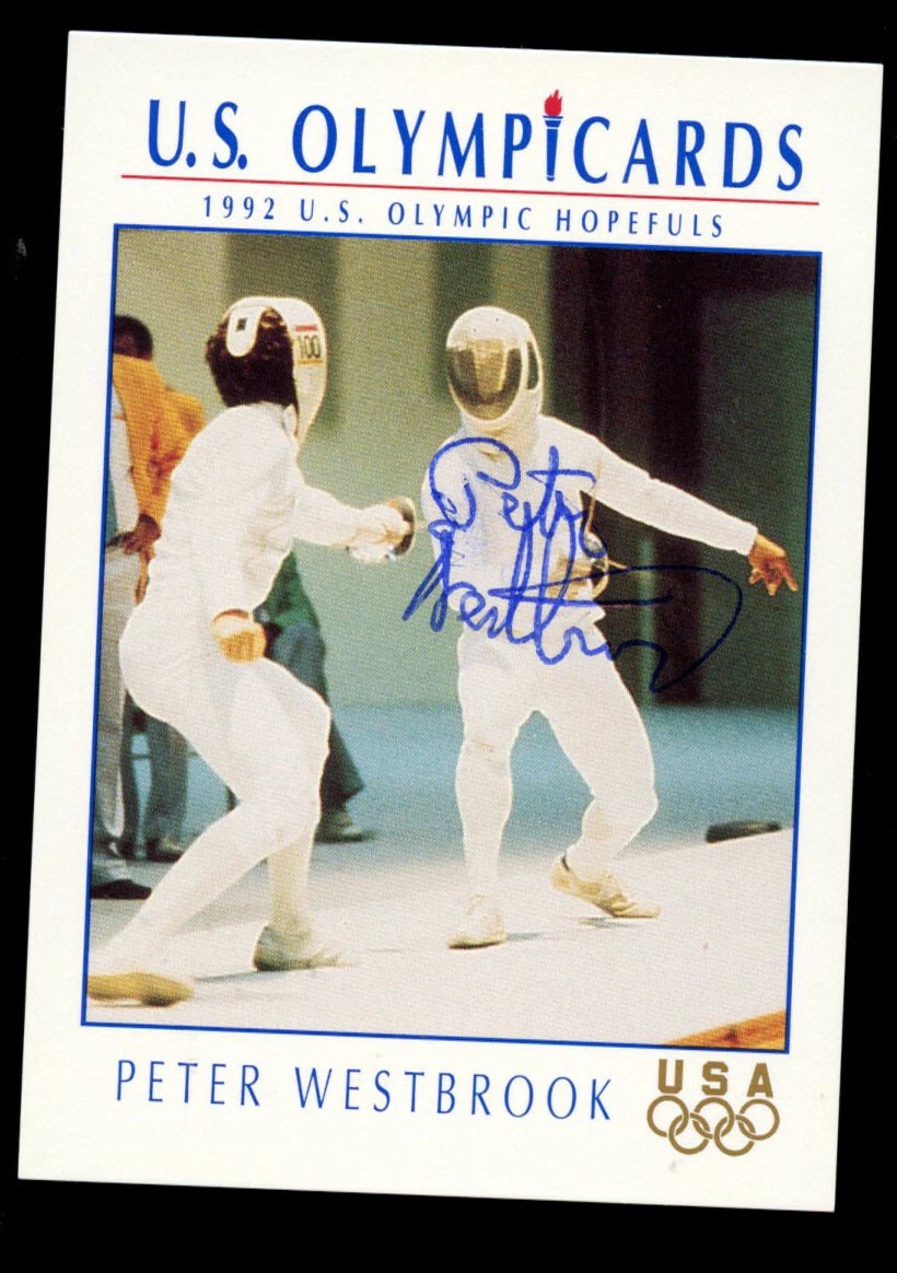 Peter Westbrook #44 signed autograph auto 1992 Impel U.S. Olympic Hopefuls Card