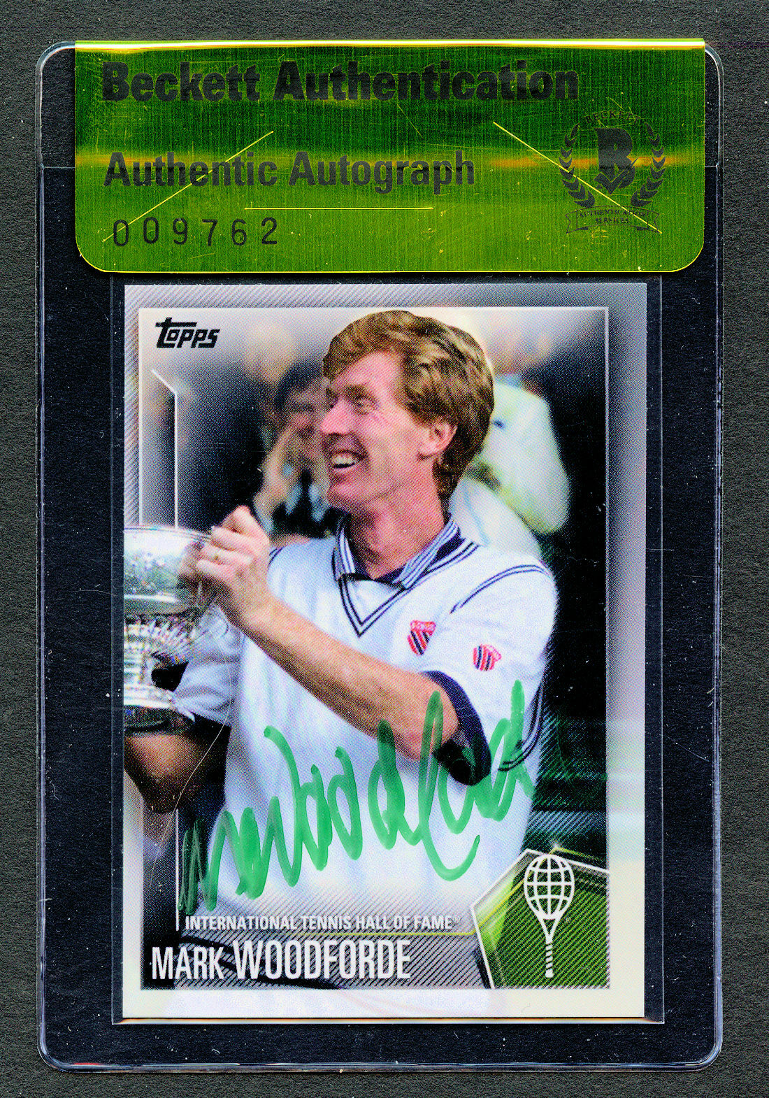 Mark Woodforde #13 signed autograph auto 2019 Topps Tennis Hall of Fame Card BAS