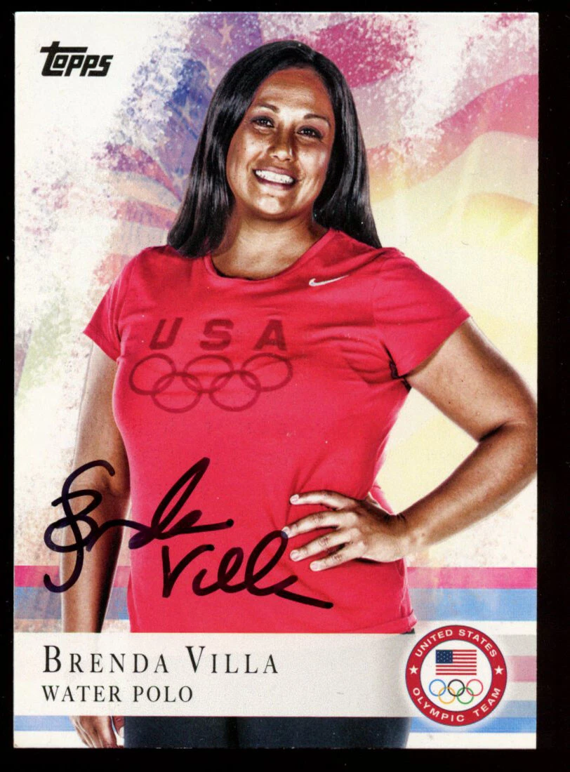 Brenda Villa #12 signed autograph auto 2012 Topps U.S. Olympic Team Card