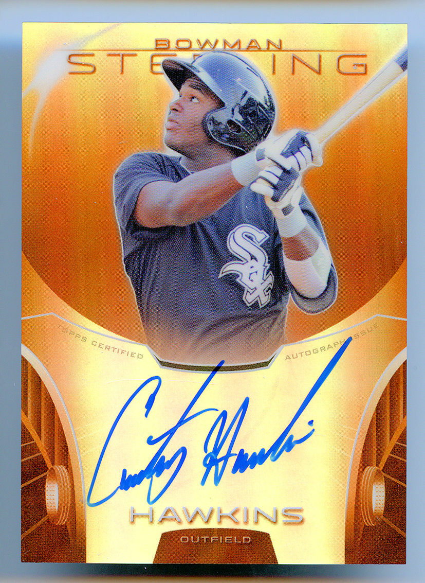Courtney Hawkins #BSAP-CH White Sox signed auto 2013 Bowman Sterling 45/75