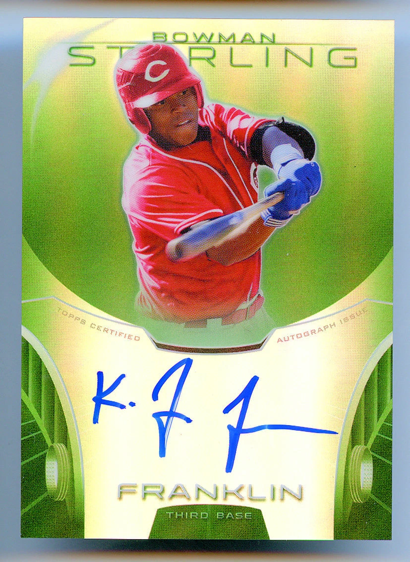Kevin Franklin #BSAP-KF Reds  signed autograph auto 2013 Bowman Sterling 111/125