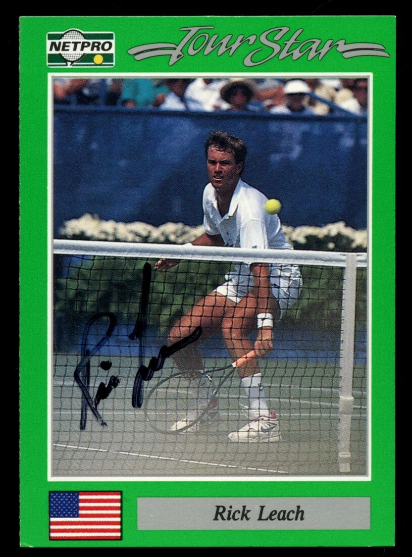 Rick Leach #50 signed autograph auto 1991 NetPro Tour Star Tennis Card