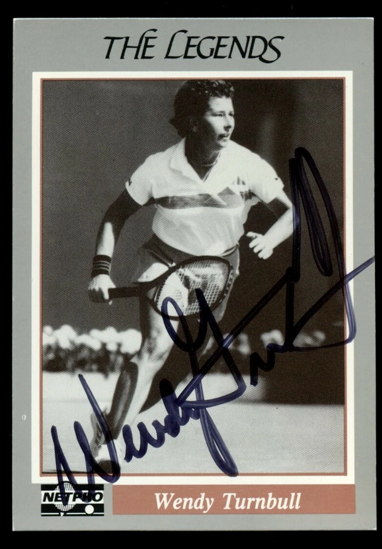 Wendy Turnbull #11 signed autograph auto 1991 NetPro Legends Tennis Card