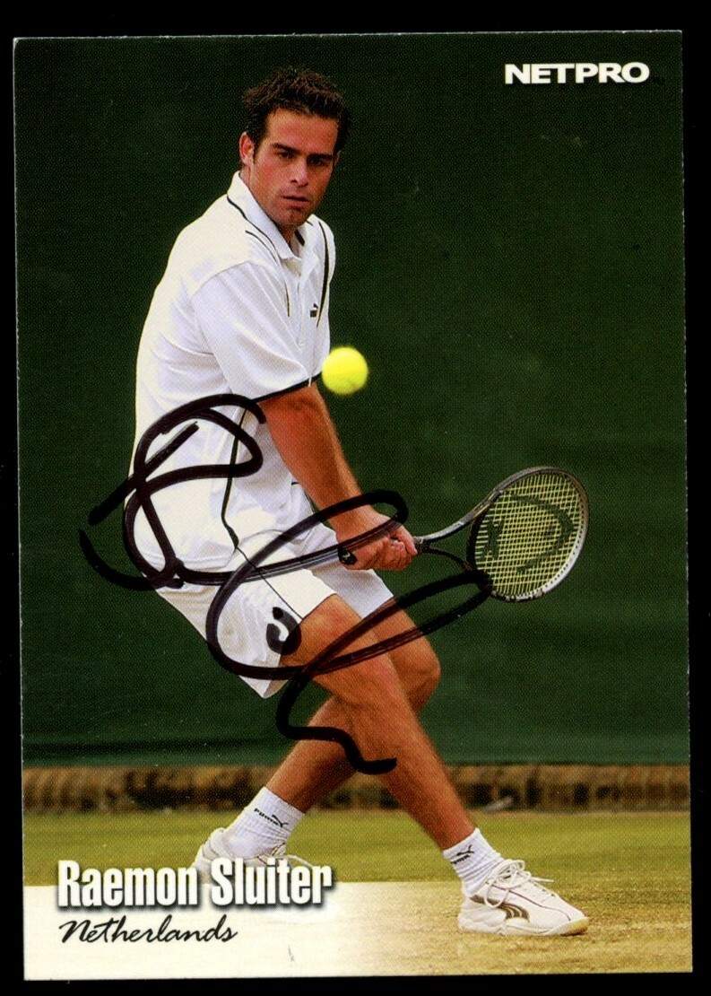 Raemon Sluiter #54 signed autograph auto 2003 NetPro Tennis Trading Card