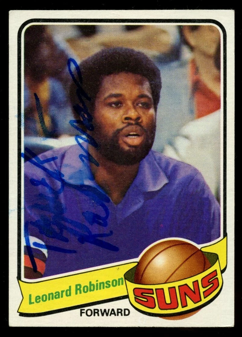 Leonard Robinson #95 signed autograph auto 1979-80 Topps Basketball Trading Card