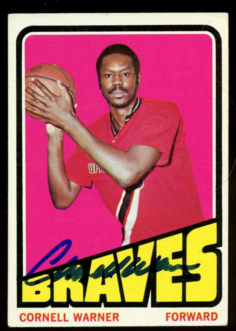 Cornell Warner #59 signed autograph auto 1972-73 Topps Basketball Trading Card