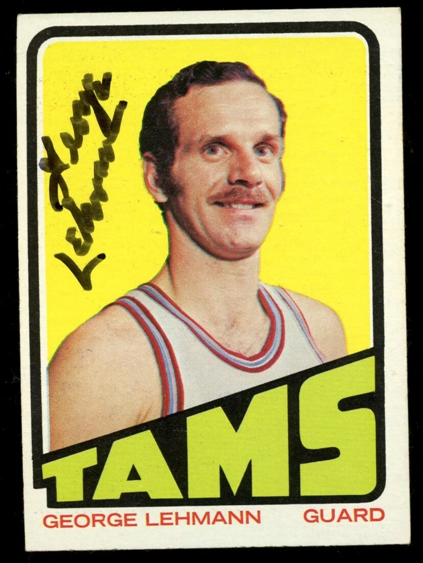 George Lehmann #211 signed autograph auto 1972-73 Topps Basketball Trading Card