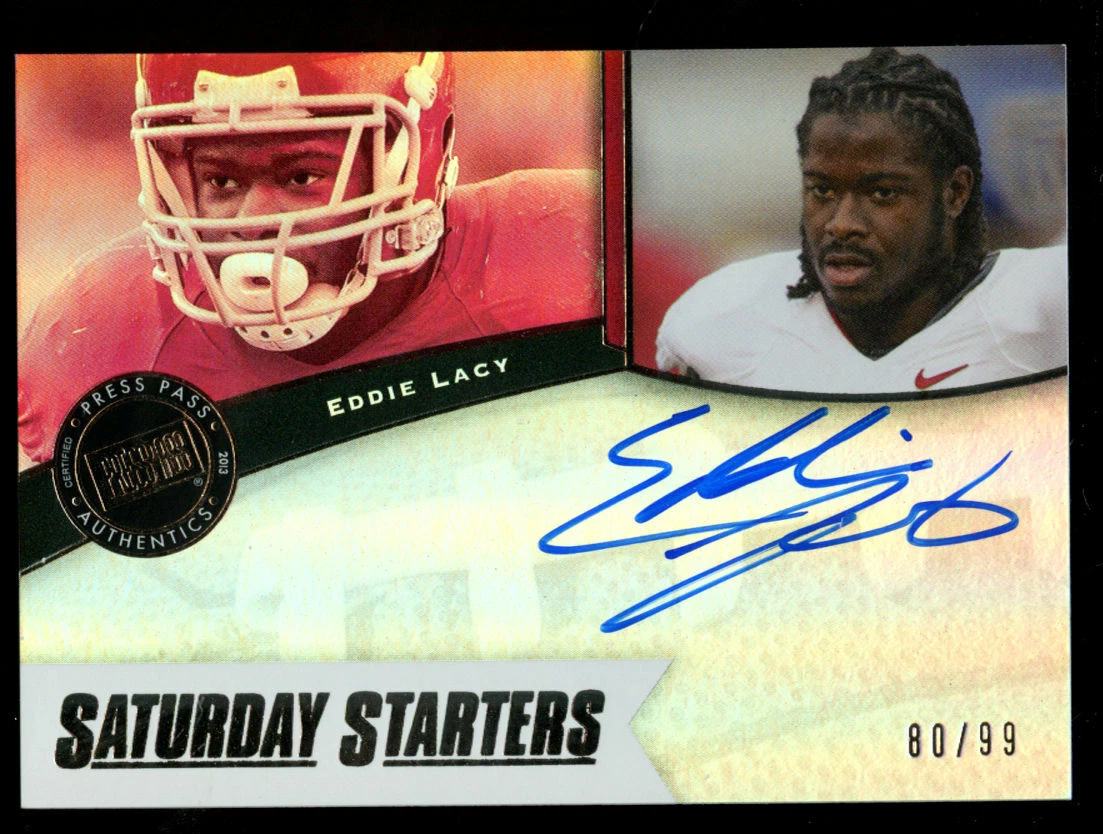 Eddie Lacy #SS-EL signed autograph auto 2013 Press Pass Saturday Starters 80/99