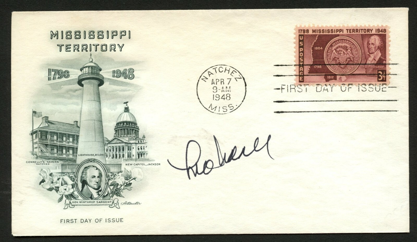 Morris Udall d.1998 signed autograph FDC cover US Representative Arizona PC086