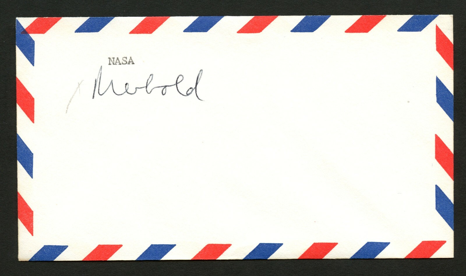 Ulf Merbold signed autograph auto Postal cover German Astronaut NASA PC214