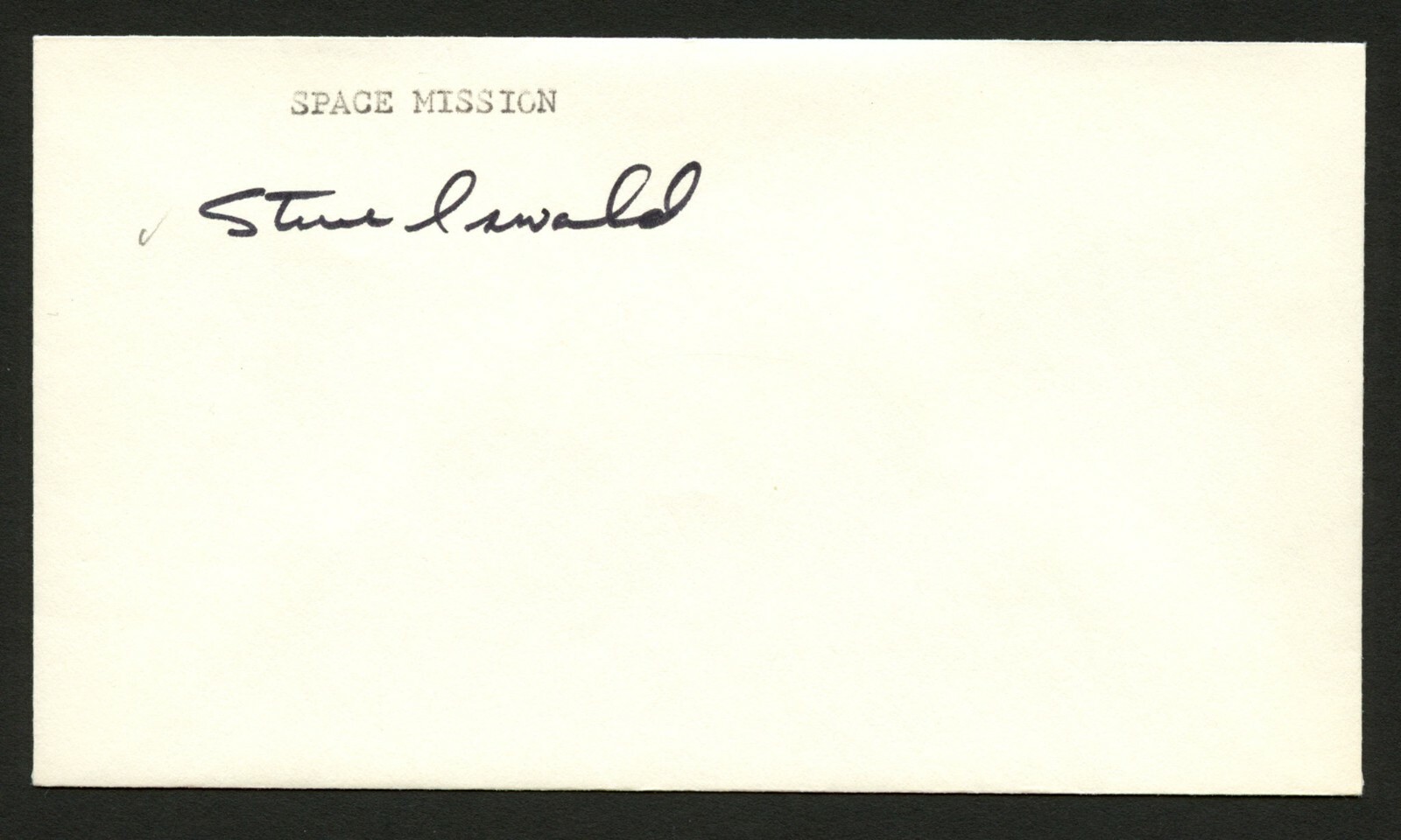 Steve Oswald signed autograph auto Postal cover NASA Astronaut PC234