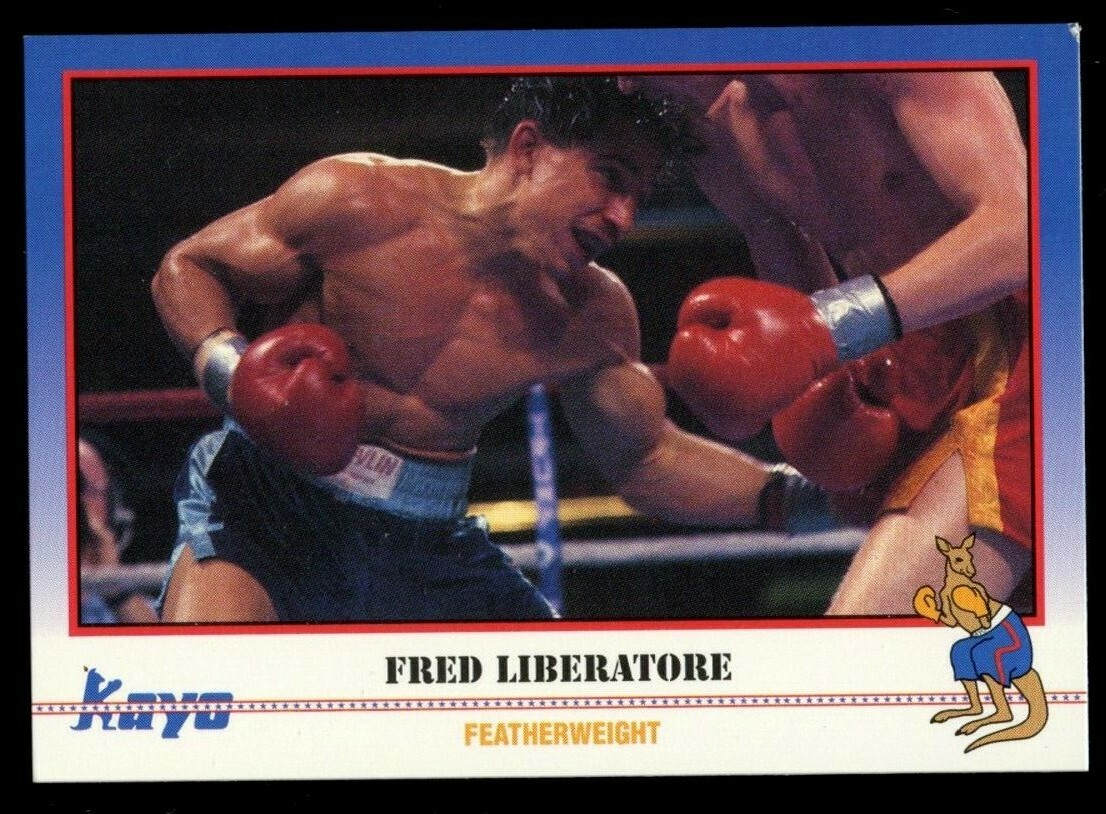 Fred Liberatore #58 signed autograph auto 1991 KAYO Boxing Trading Card