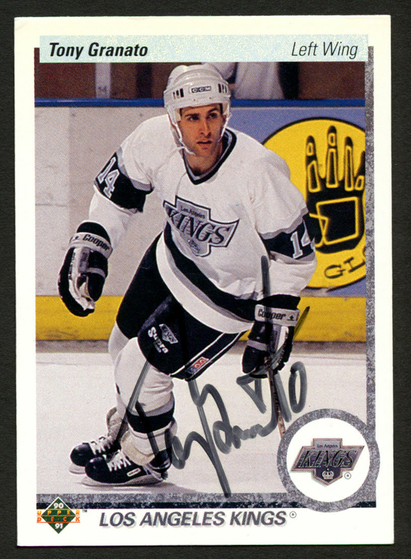 Tony Granato #272 signed autograph auto 1990-91 Upper Deck Hockey Card