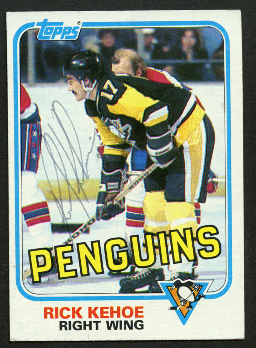 Rick Kehoe #17 signed autograph auto 1981-82 Topps Hockey Trading Card