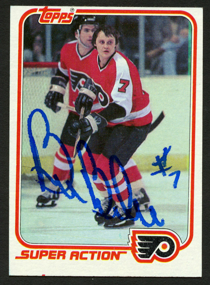 Bill Barber #123 signed autograph auto 1981-82 Topps Hockey Trading Card