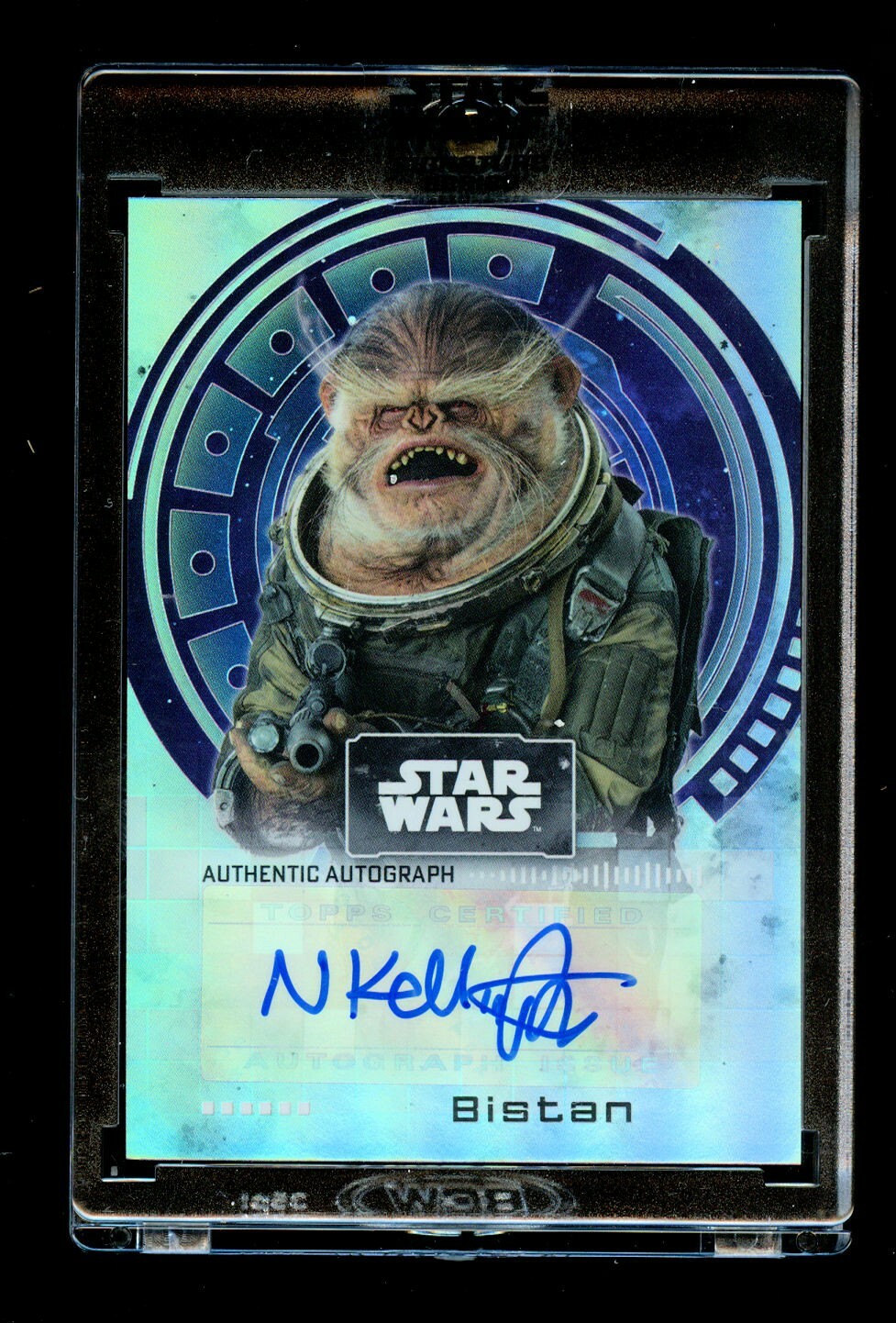 NICK KELLINGTON / BISTAN A-NK2 AUTO SIGNED 2022 TOPPS STAR WARS SIGNATURE SERIES COLLECTIBLE MEMORABILIA