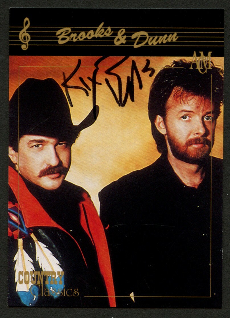 Kix Brooks #6 signed autograph auto 1992 Collect-A-Card Country Classics