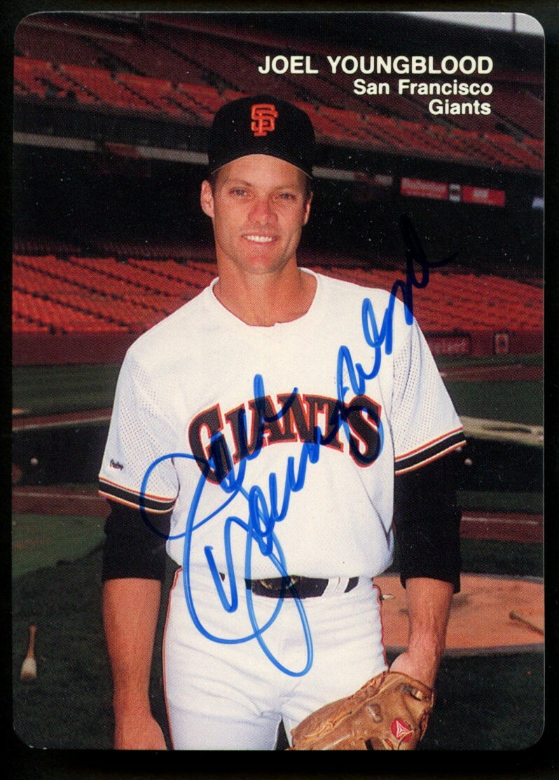 Joel Youngblood #20 signed autograph auto 1988 Mother's Cookies Baseball Card