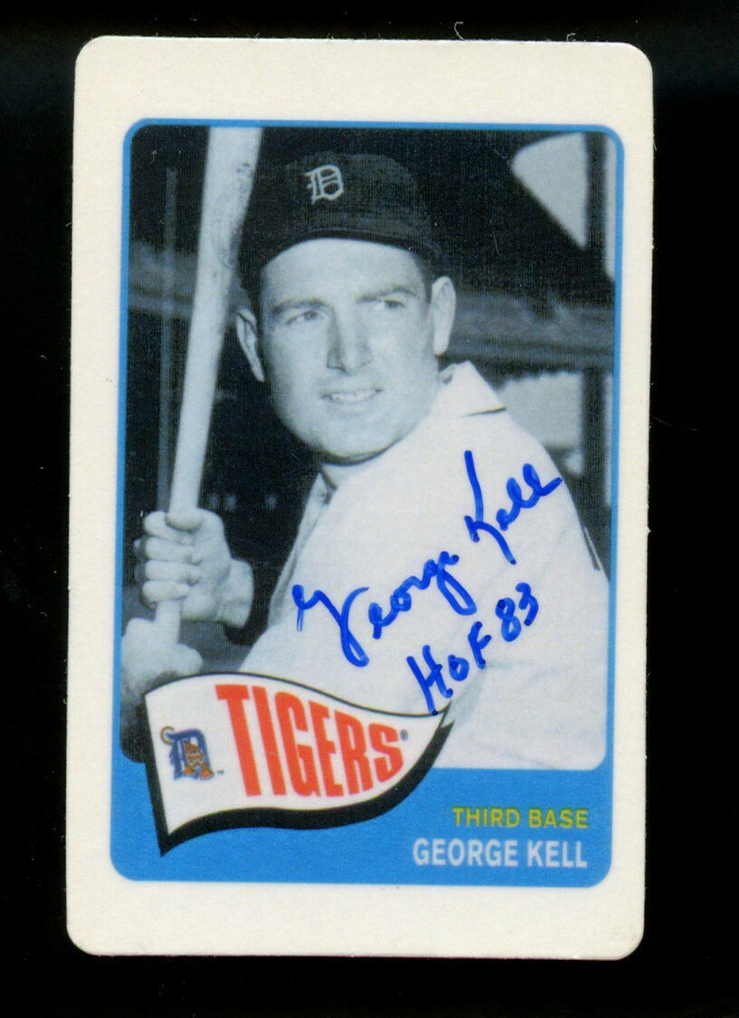 George Kell signed autograph auto 2005 Pocket Calendar Hall of Fame 1983