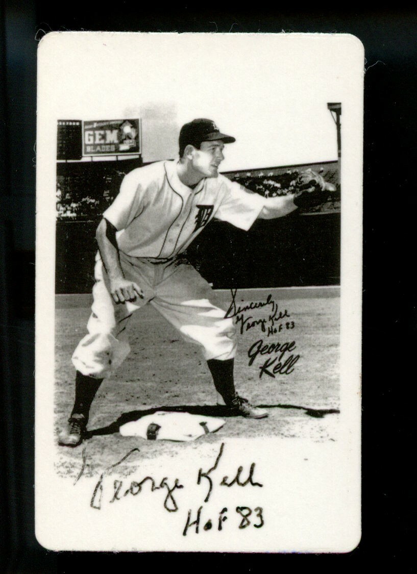 George Kell signed autograph auto 2004 Pocket Calendar Hall of Fame 1983