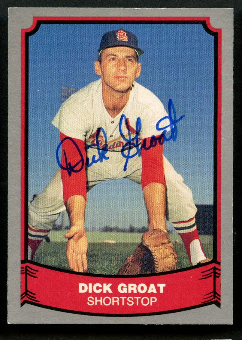 Dick Groat #108 signed autograph auto 1988 Pacific Baseball Legends Card