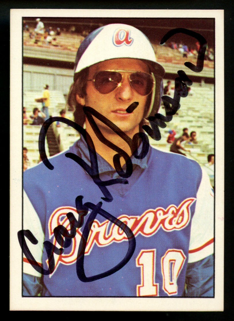 Craig Robinson #12 signed autograph auto SSPC 1975 Atlanta Braves Baseball Card
