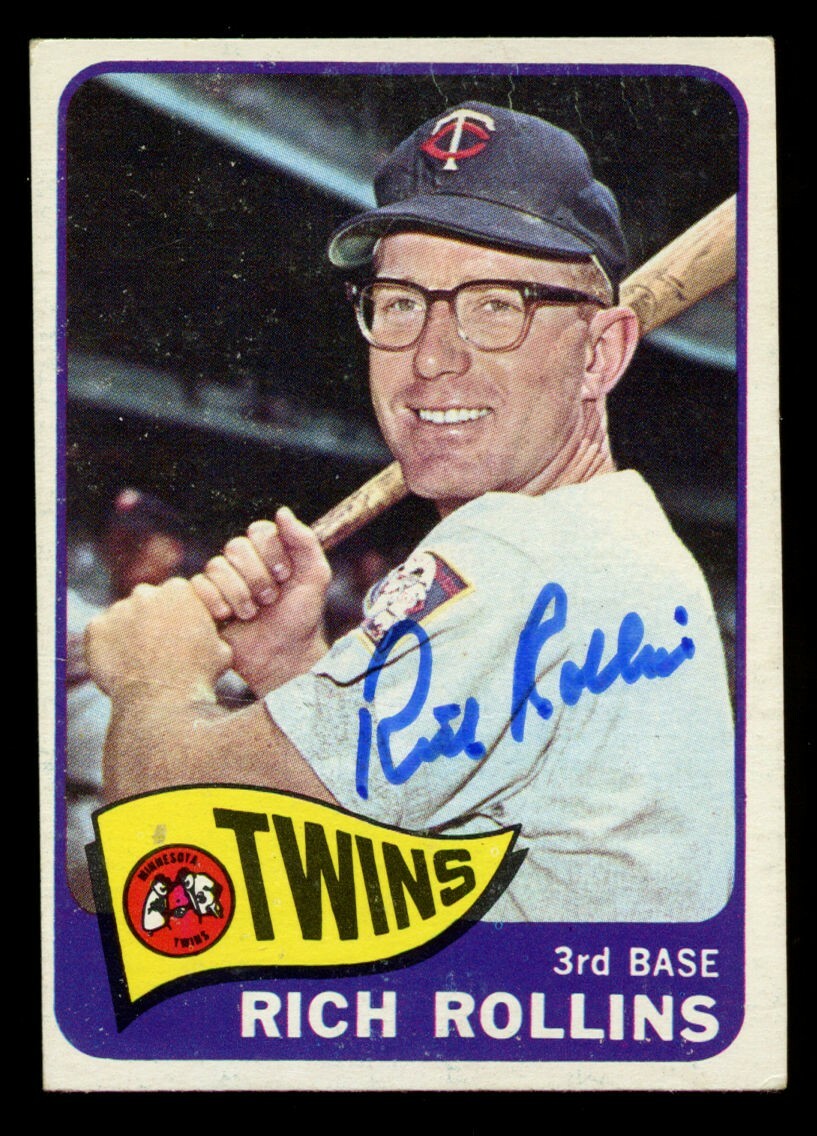 Rich Rollins #90 signed autograph auto 1965 Topps Baseball Trading Card