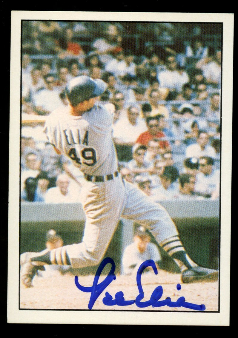 Lee Elia #428 signed autograph auto 1981 TCMA The 1960's Baseball Card ~