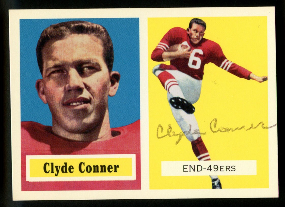 Clyde Conner #78 signed autograph auto 1994 Topps 1957 Archives Football Card