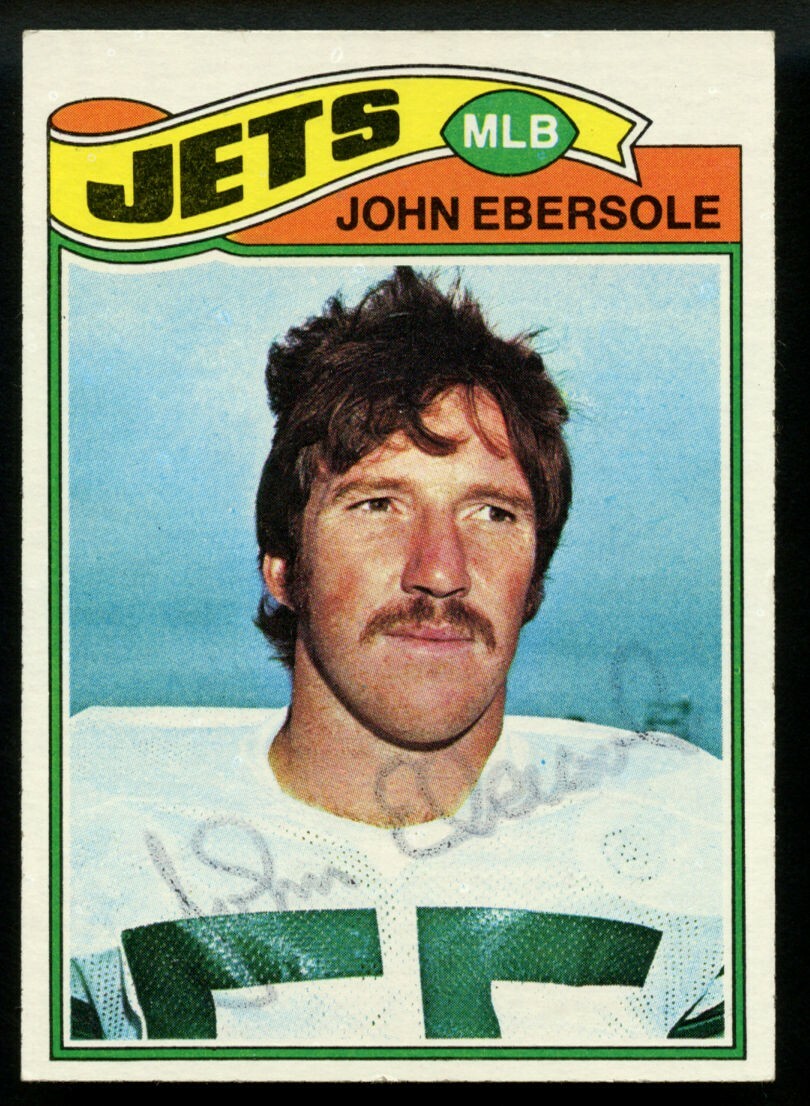 John Ebersole #423 signed autograph auto 1977 Topps Football Trading Card