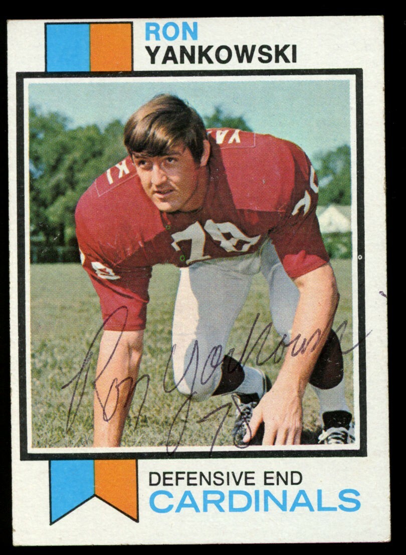 Ron Yankowski #241 signed autograph auto 1973 Topps Football Trading Card