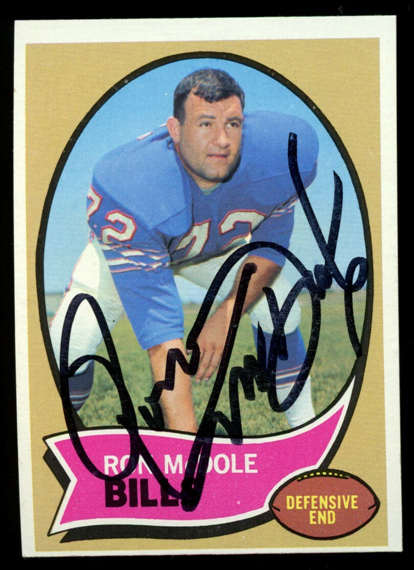 Ron McDale #63 signed autograph auto 1970 Topps Football Trading Card