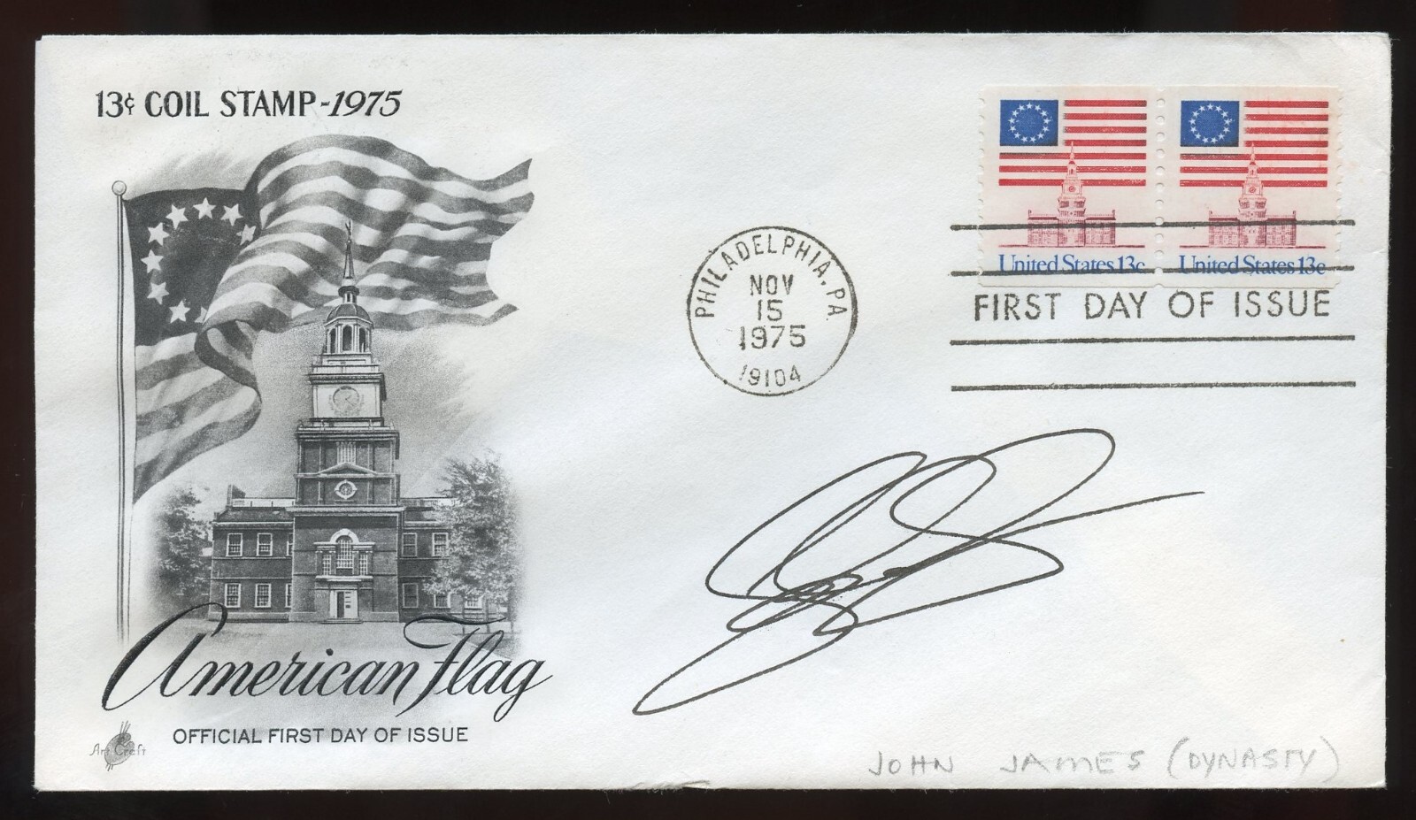 John James signed autograph auto American Businessman & Political Candidate FDC