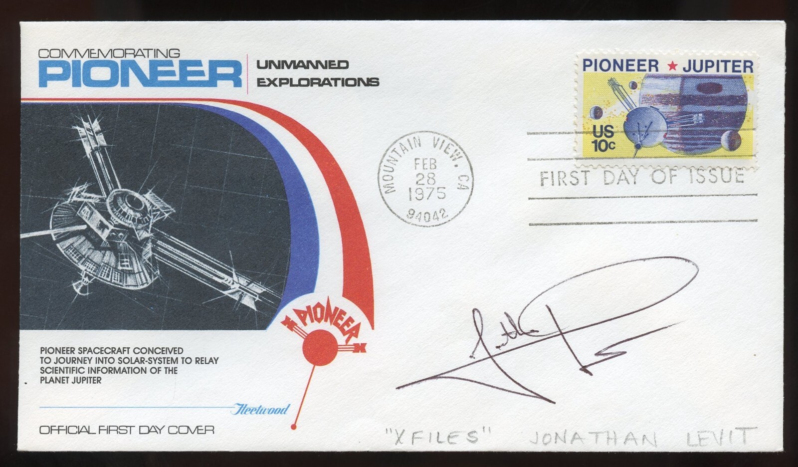Jonathan Levit signed autograph auto American Magician TV Host Producer FDC