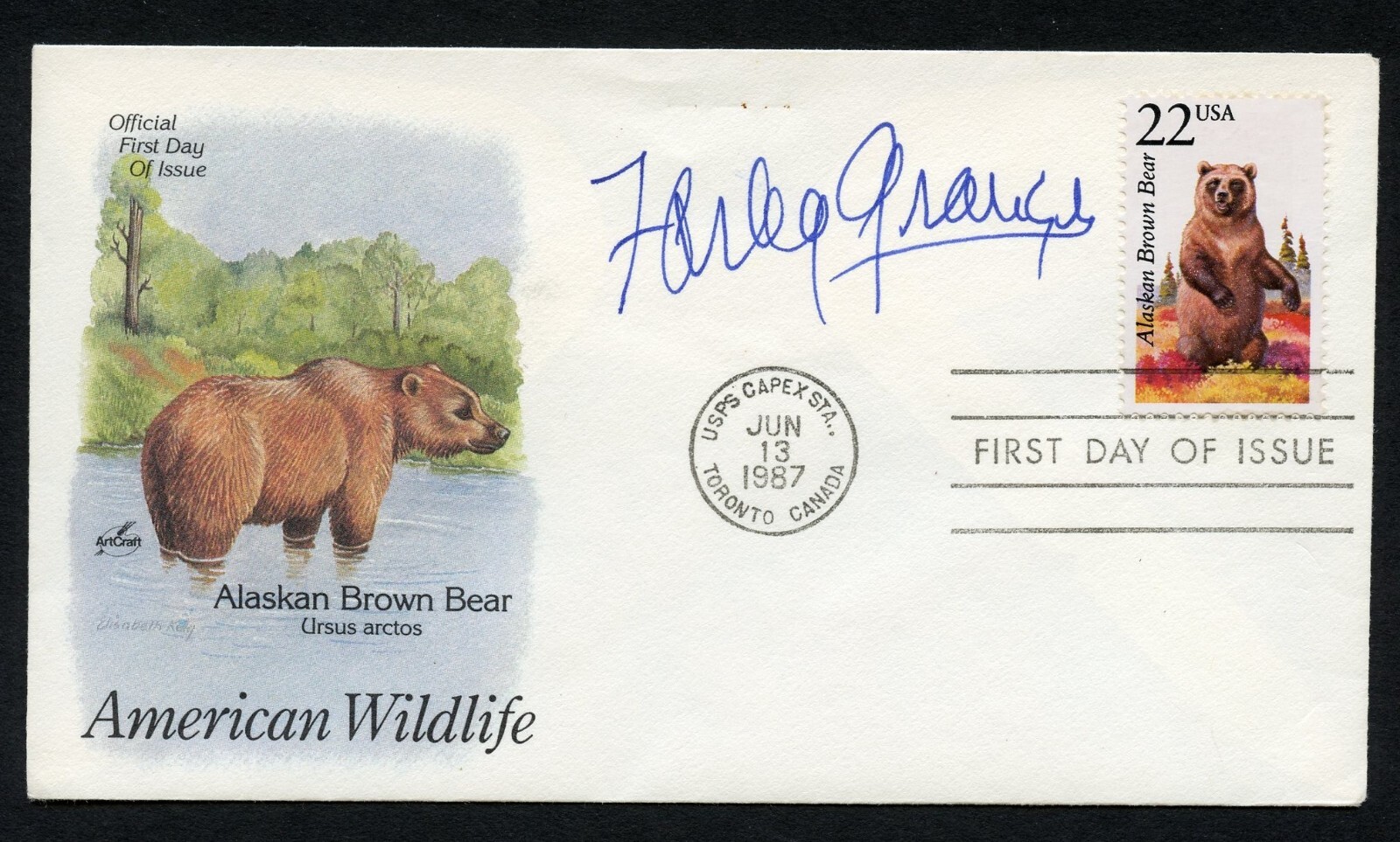 Farley Granger d2011 signed autograph Actor Rope & Strangers on the Train FDC