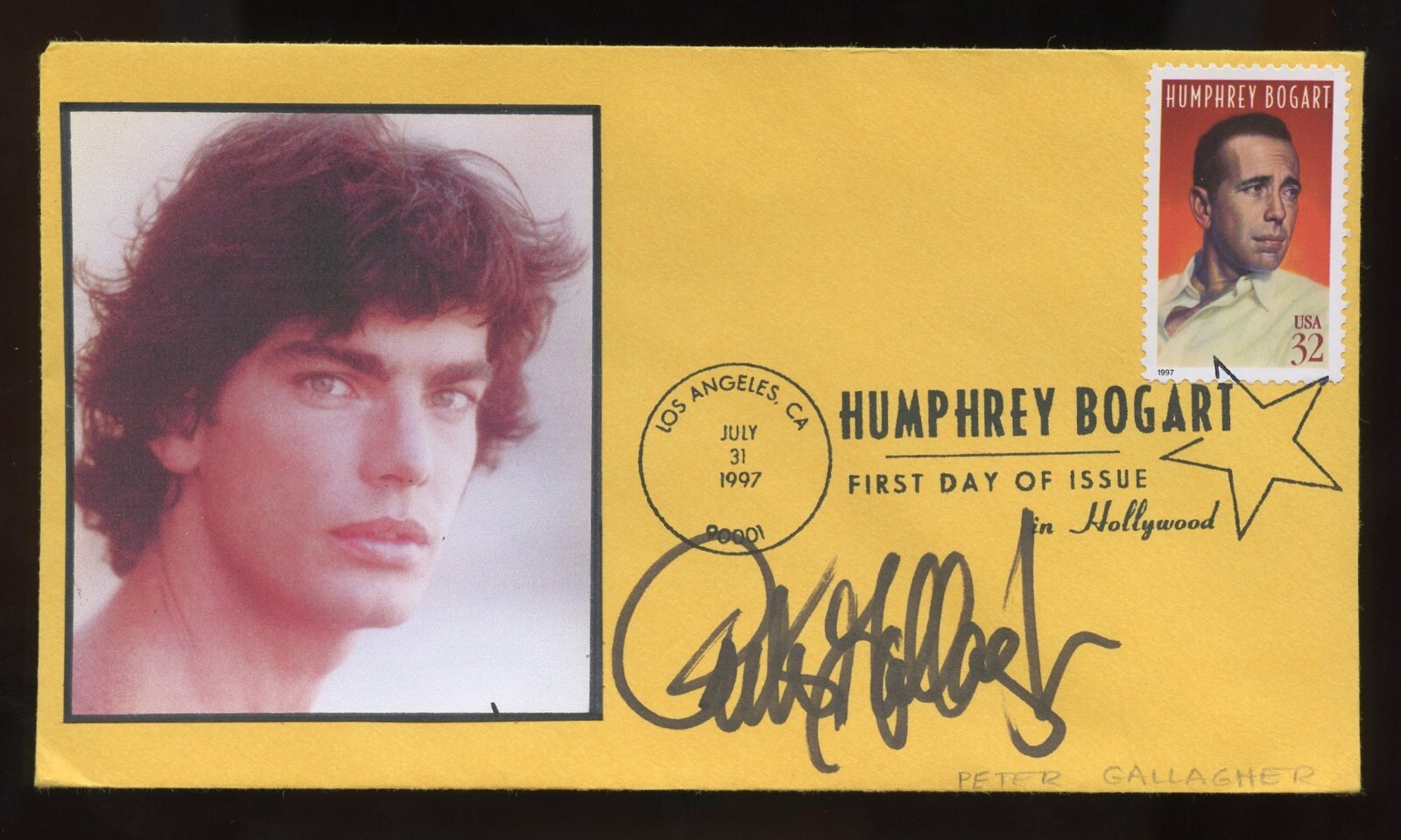 Peter Gallagher signed autograph auto Actor Sandy Cohen The O.C. First Day Cover