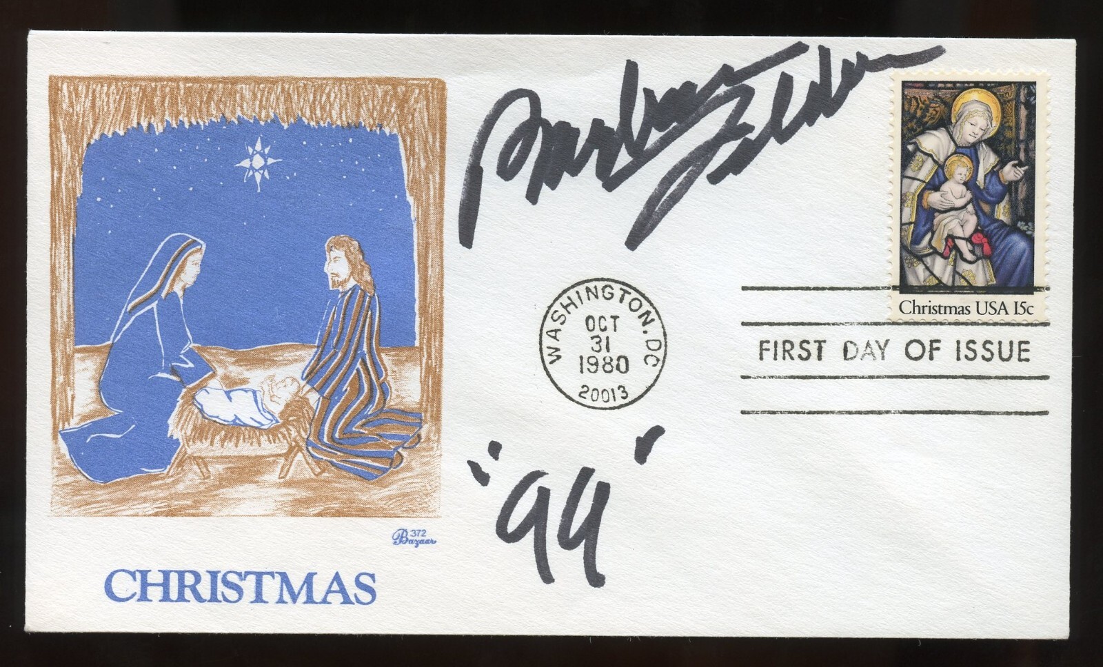 Barbara Feldon signed autograph auto Actress Agent 99 Get Smart First Day Cover